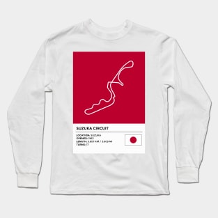 Suzuka Circuit [info] Long Sleeve T-Shirt